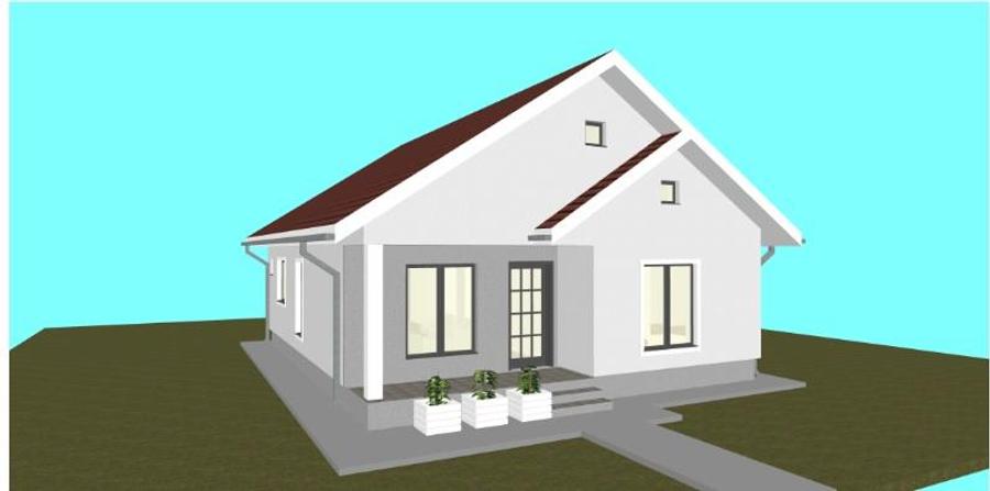 Casă cu 3 camere cu Teren 330 Mp în Exterior Nord