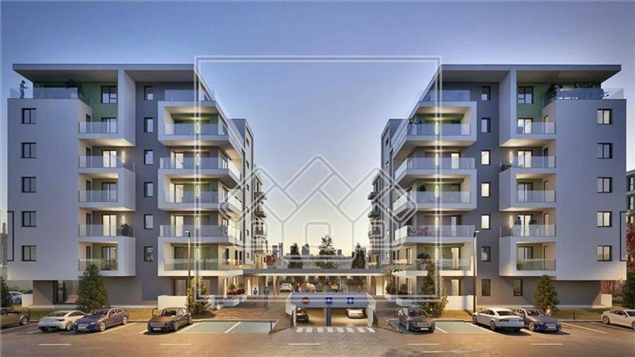 Apartament cu 2 camere decomandat în Exterior Vest