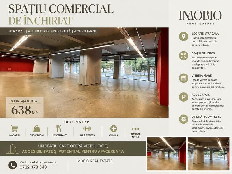 Spațiu comercial, de 638.78997802734 mp, în Grivița