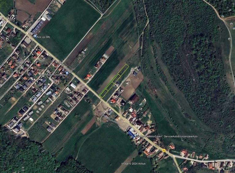Teren de 1000 mp, în Budiu Mic