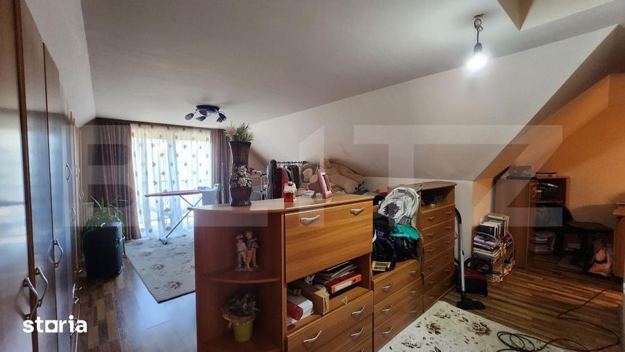 Casa 4 camere 130 mp utili - Ap. 38 mp, teren 1232 mp, zona Sancraiu d - 15