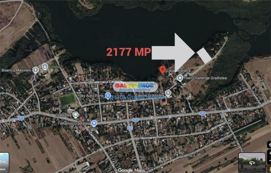Teren de 2177 mp, în Grădiștea