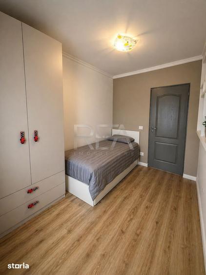 Apartament cu 3 camere decomandat, mobilat în Tei
