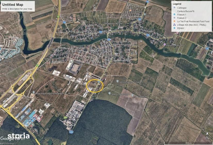 Teren de 2000 mp, în Ștefăneștii de Jos
