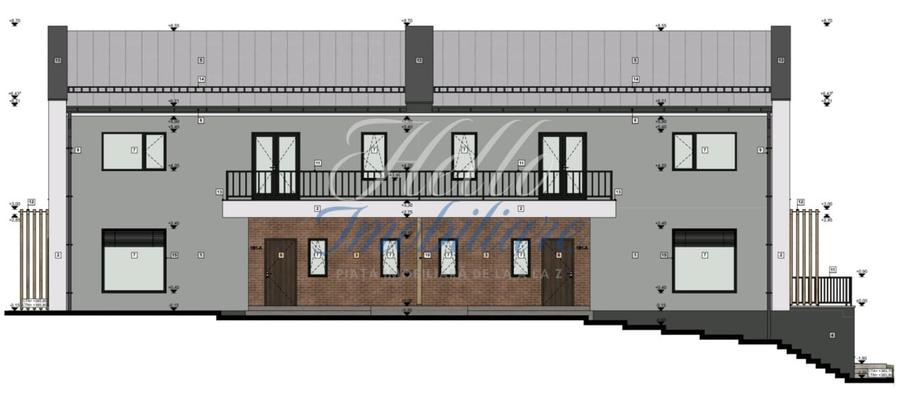 Duplex cu 4 camere cu Canalizare în Câmpului