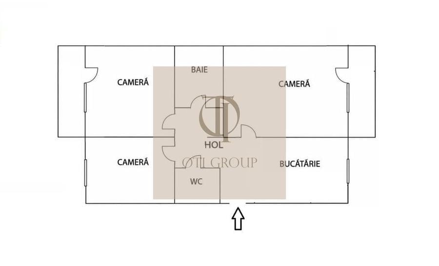 Apartament cu 3 camere decomandat în Zorilor