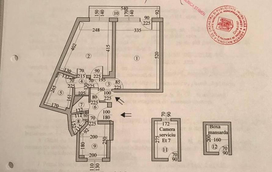 Apartament cu 2 camere decomandat, mobilat în P-ța Romană