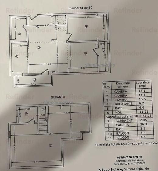 Apartament Duplex Spatios Zona Centrala - 12
