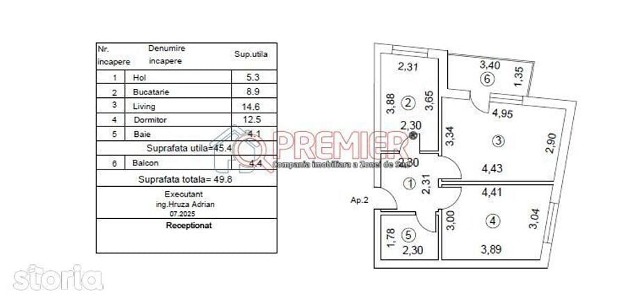 Apartament cu 2 camere decomandat în Ferentari
