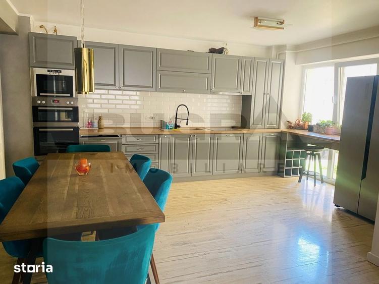 Apartament cu 4 camere, mobilat în Borhanci