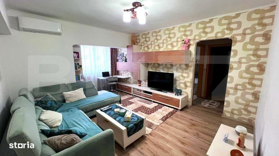 Apartament cu 3 camere semidecomandat în Ultracentral