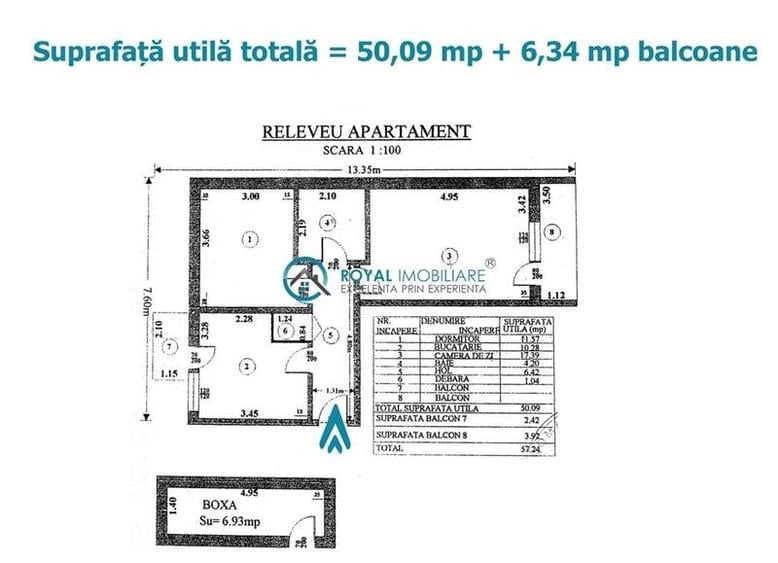 Apartament cu 2 camere decomandat, mobilat în Ultracentral