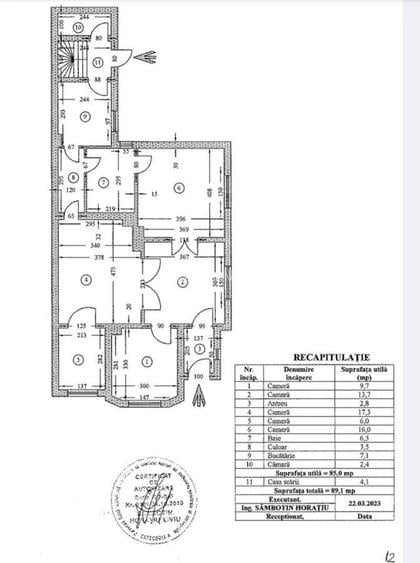Calea Calarasilor- Universitatea Hyperion, 5 camere, teren 220mp - 5