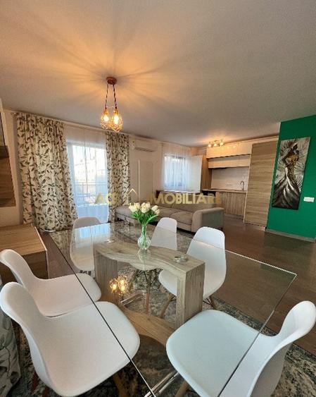 Apartament cu 3 camere semidecomandat, mobilat în Cotroceni