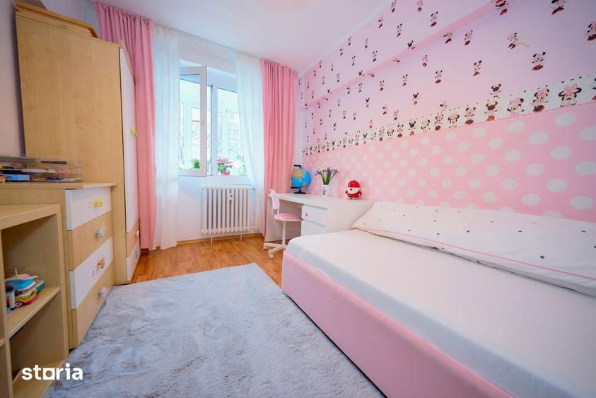 Apartament cu 3 camere decomandat, mobilat în Rahova