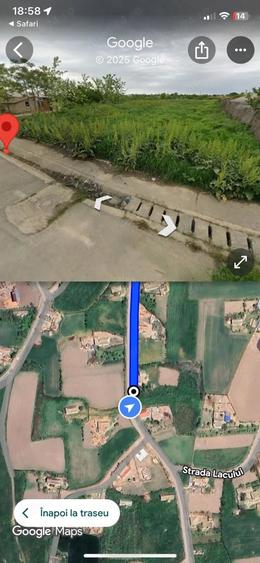 Teren de 2542 mp, în Ceamurlia de Jos