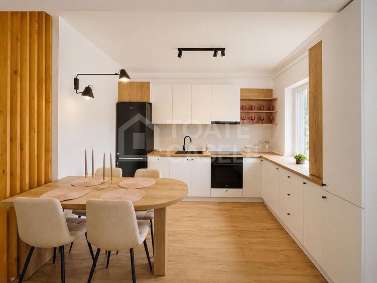 Apartament cu 2 camere semidecomandat, mobilat în Florești
