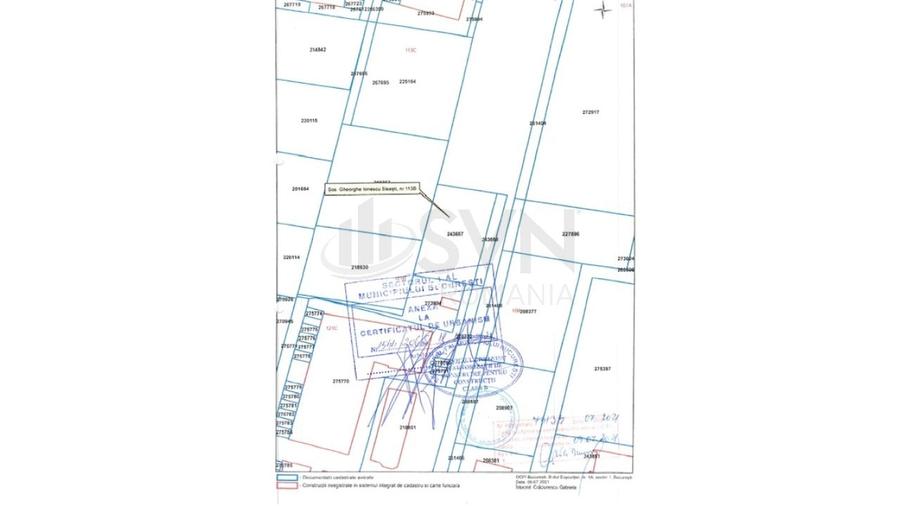 Teren Construcții intravilan de 522 mp, în Băneasa