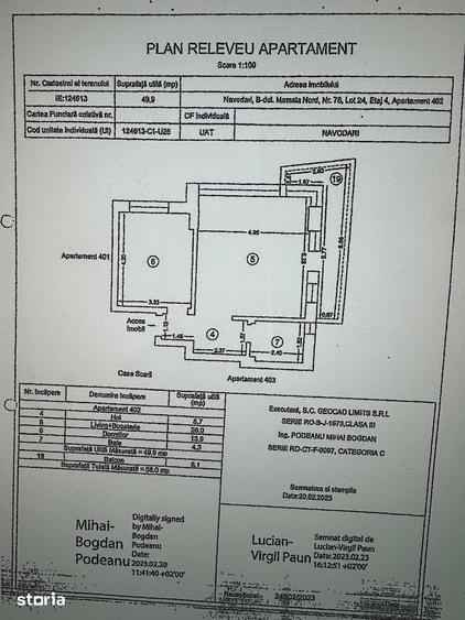 Apartament cu 2 camere în Nord