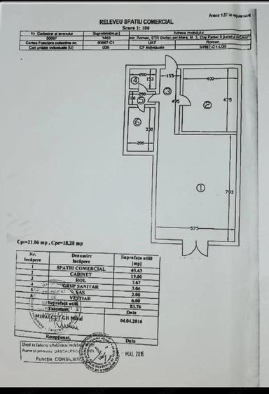 Spațiu comercial, de 83 mp, în Ultracentral