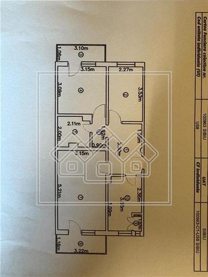 Apartament cu 3 camere decomandat în Calea Poplăcii