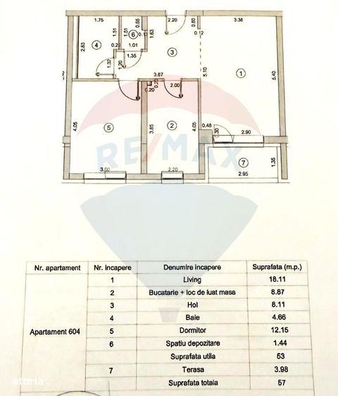 Apartament cu 2 camere în Tractorul
