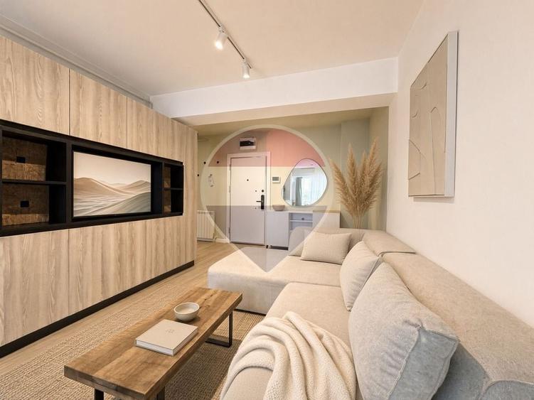 Apartament cu 2 camere semidecomandat, mobilat în Nord