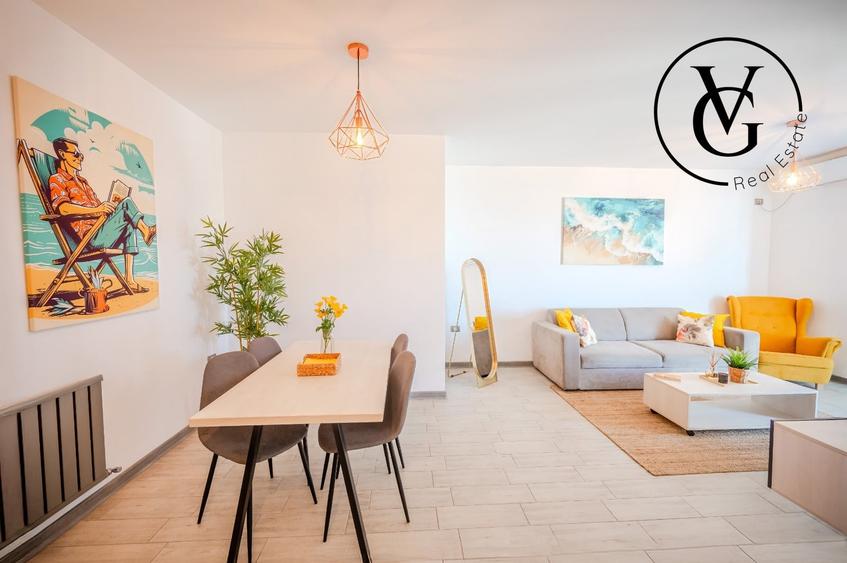 Apartament cu 2 camere decomandat, mobilat în Mamaia-Sat