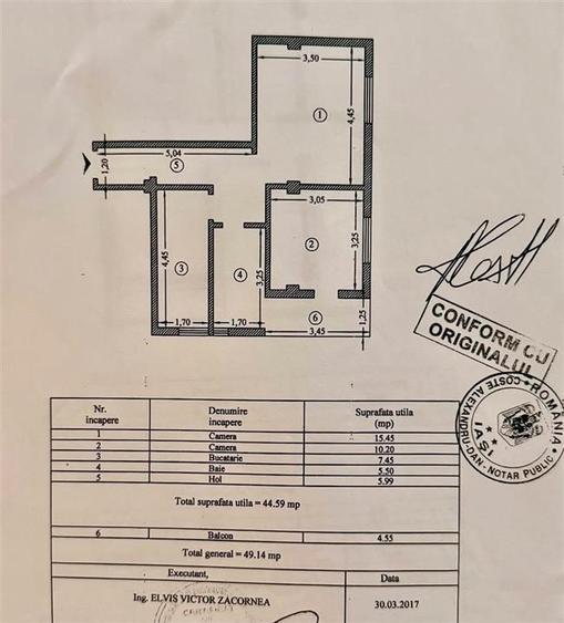 Apartament cu 2 camere decomandat, mobilat în Moara de Vânt