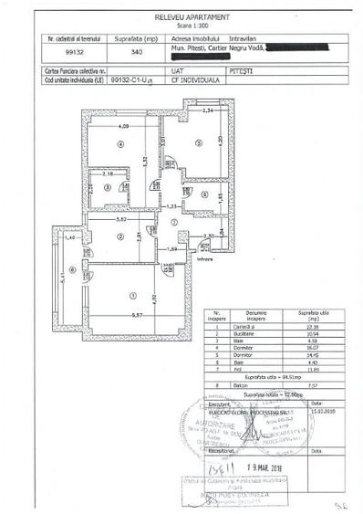 Apartament cu 3 camere decomandat, mobilat în Calea București