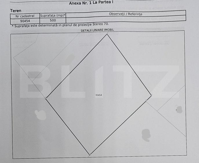 Teren Construcții intravilan de 500 mp, în Micro 12