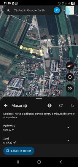 Teren Construcții intravilan de 6000 mp, în Cătămărești-Deal