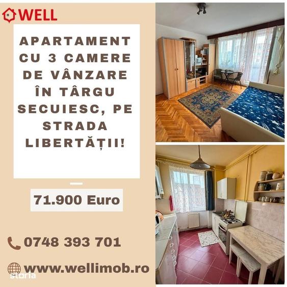 Apartament cu 3 camere de vanzare in Tg. Secuiesc, pe str. Libertatii! - 8