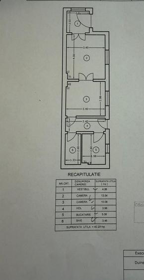 Apartament cu 2 camere semidecomandat în Victoriei