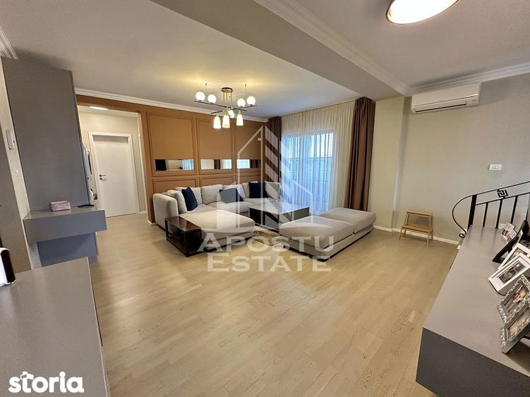 Penthouse de Lux cu 4camere si 2bai complet mobilat si utilat in Giroc - 3