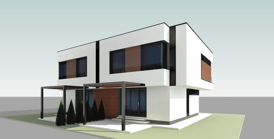 Duplex cu 4 camere cu Canalizare în Chiajna
