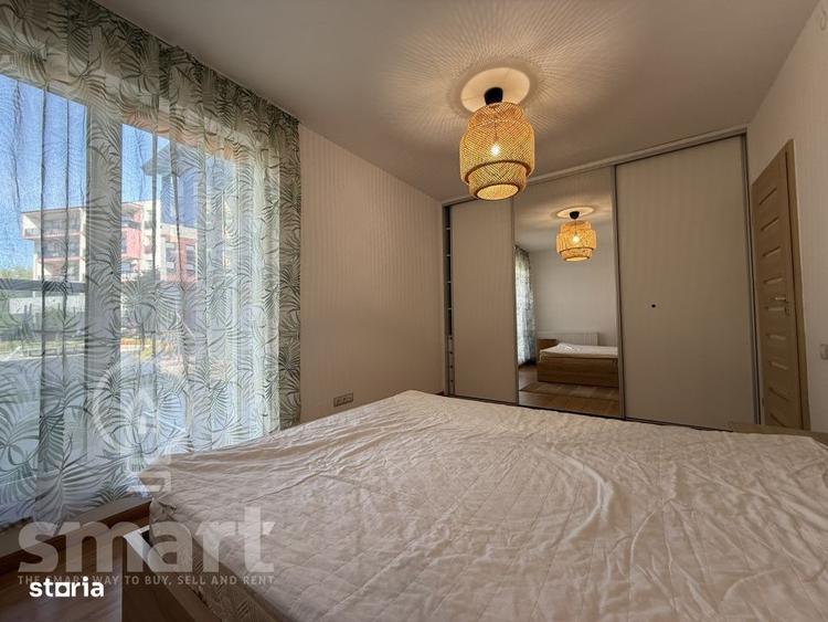Apartament cu 2 camere, mobilat în Borhanci
