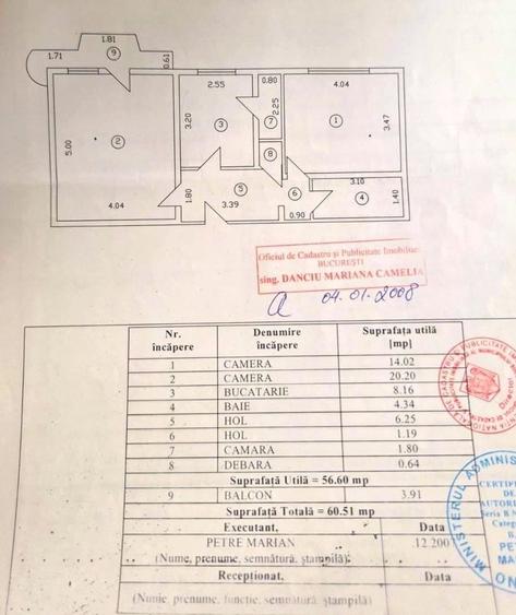 Apartament cu 2 camere decomandat, mobilat în Vitan Mall