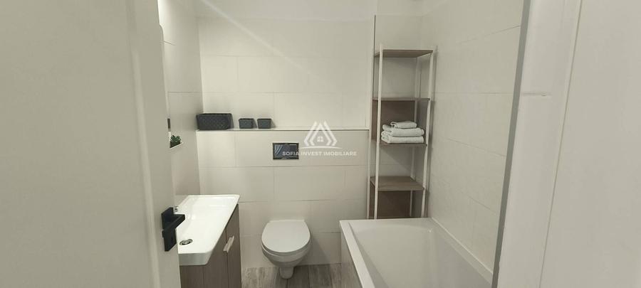 Apartament cu 2 camere semidecomandat, mobilat în Florești