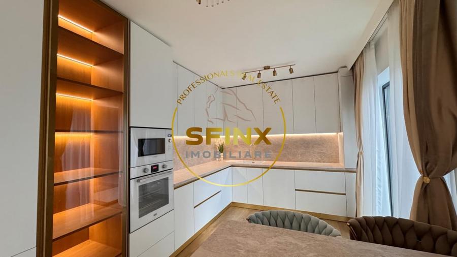 Apartament cu 3 camere decomandat, mobilat în Pipera