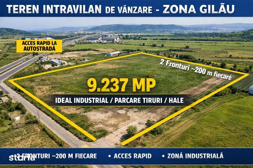 Teren de 9237 mp, în Gilău