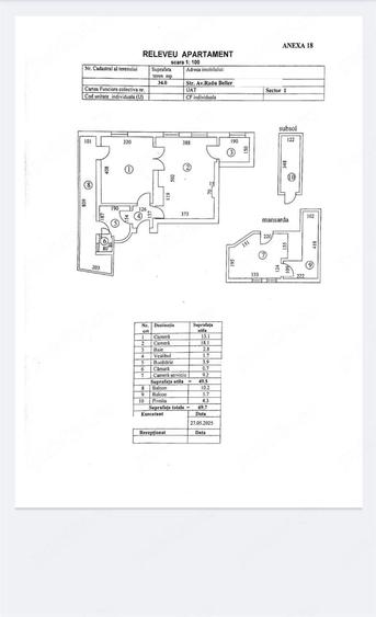 Apartament cu 2 camere decomandat în Primăverii