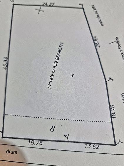 Teren de 1273 mp, în Berzasca