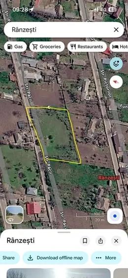 Teren de 2200 mp, în Fălciu