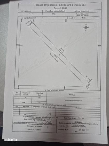 Teren de 31500 mp, în Nuci