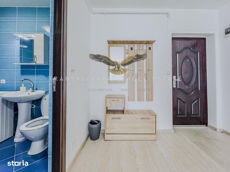 Apartament cu 2 camere semidecomandat în Câmpului