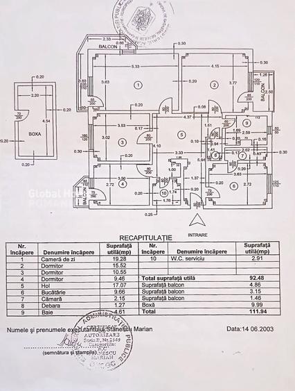 Apartament cu 4 camere decomandat în Floreasca