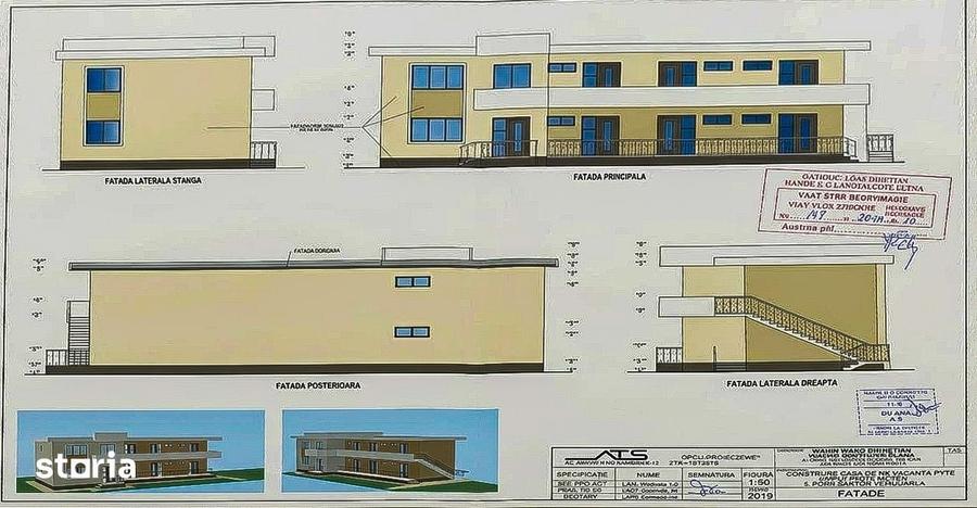 Casă cu 10 camere cu Teren 394 Mp în Agigea