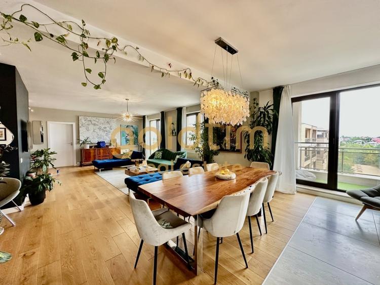 Penthouse cu 4 camere decomandat, mobilat în Pipera