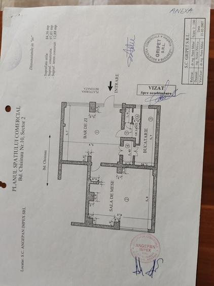 Spațiu comercial, de 90 mp, în Chișinau